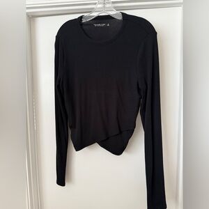 Abercrombie & Fitch, ribbed long sleeve top in XL